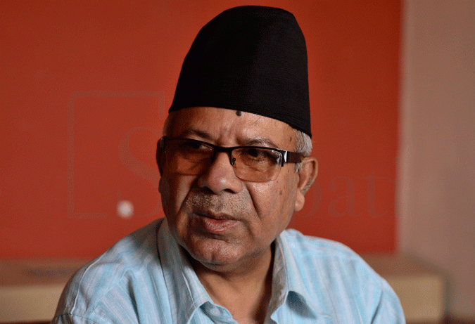 Madhav Kumar Nepal.  File photo