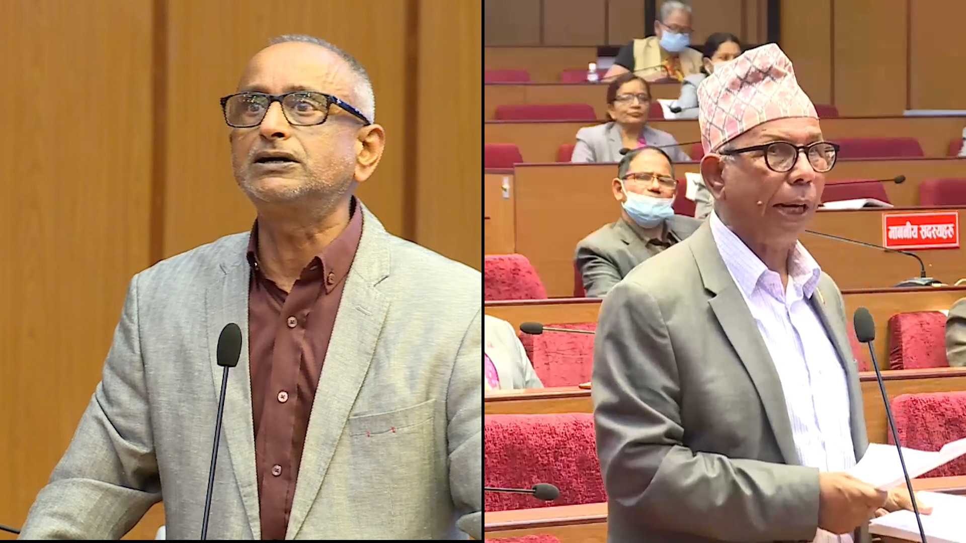 नागरिकता बारे राष्ट्रिय सभामा जितेन्द्र देव र बेदुराम भुसाल आमने–सामने