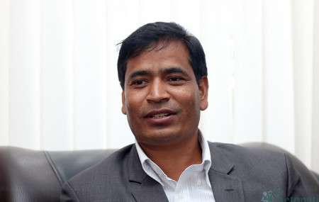 कर्णाली प्रदेशका मुख्यमन्त्री महेन्द्रबहादुर शाही। तस्बिर: सेतोपाटी