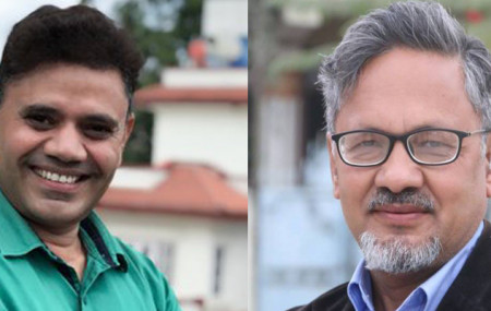 मुमाराम खनाल र सू्र्यराज आचार्य।