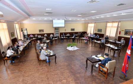 तस्बिर सौजन्य : राजन काफ्ले/प्रधानमन्त्रीको स्वकीय सचिवालय।