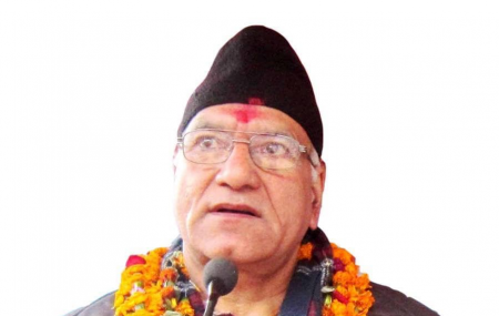 अमृत कुमार बोहरा। तस्बीरः बिनोद खनालको फेसबुकबाट।