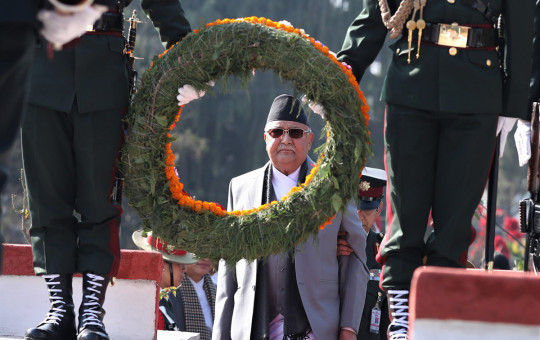 प्रधानमन्त्री केपी शर्मा ओली। सेतोपाटी फाइल।