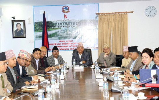कोरोना संक्रमण रोकथाम उच्चस्तरीय समितिको बैठक। फाइल तस्बिर