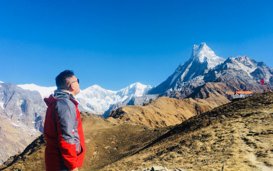 मर्दी पदमार्गको हाइक्याम्प। तस्वीर युवराज श्रेष्ठ/सेतोपाटी