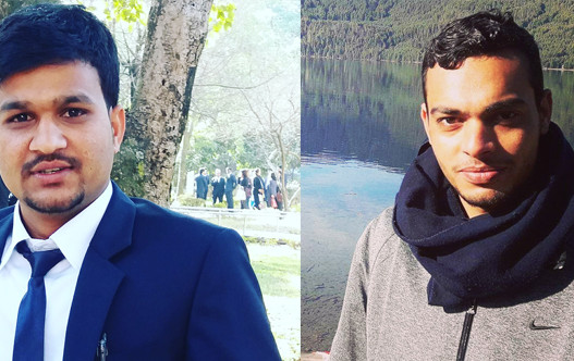 मिलनकुमार शर्मा र पूर्णप्रसाद उपाध्याय।