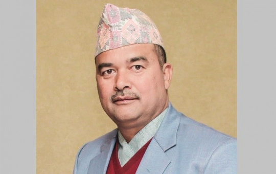 तुलसीपुर उपमहानगरपालिकाका मेयर घनश्याम पाण्डे।