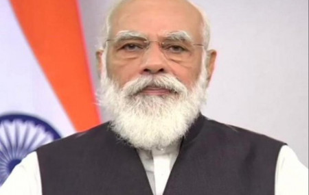 भारतीय प्रधानमन्त्री नरेन्द्र मोदी।